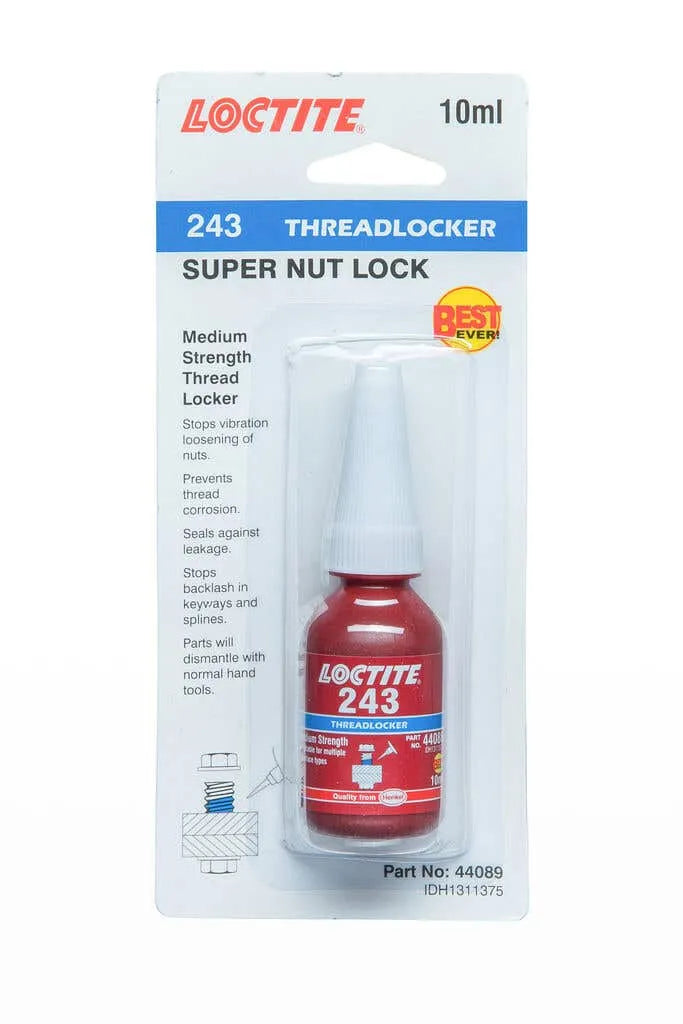 Loctite 243 Nut Lock Threadlocker 10ml