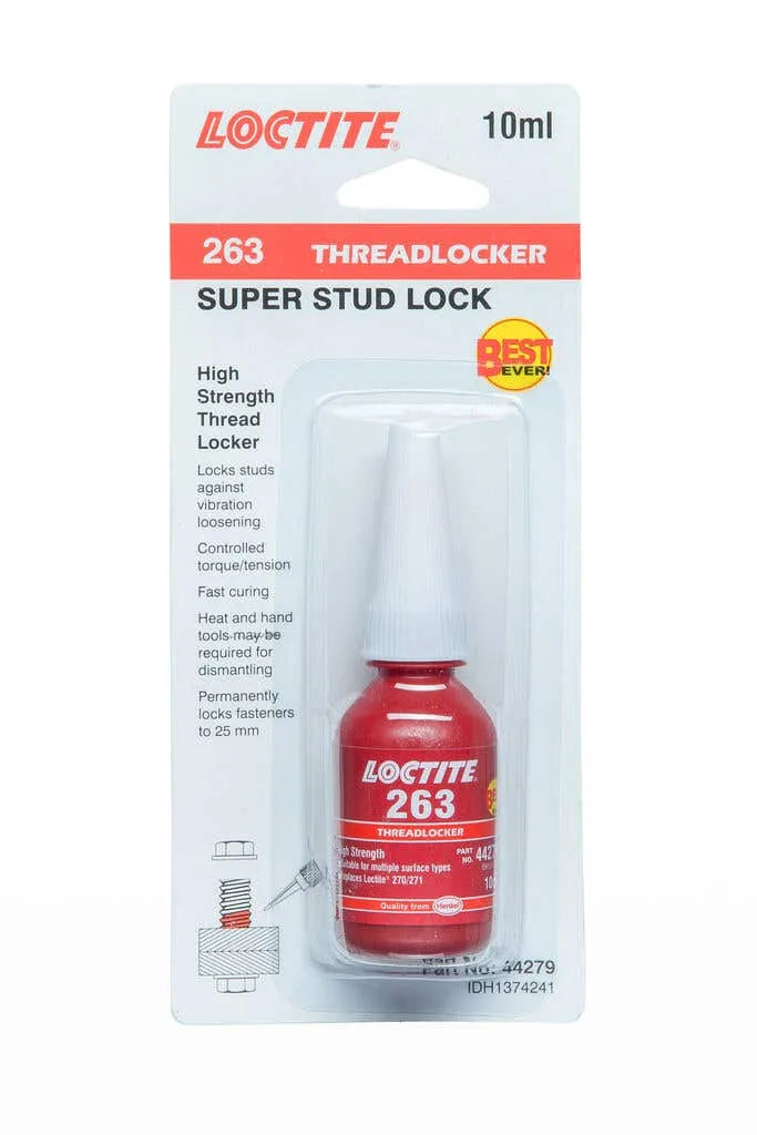 Loctite 263 Stud Lock Threadlocker 10ml