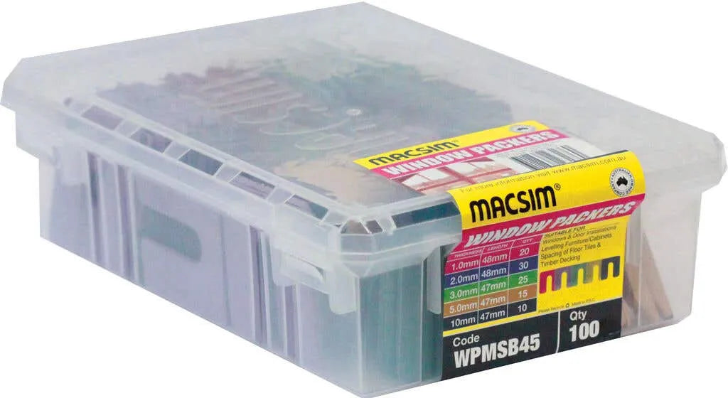 Macsim Window Packer Mixed 45mm - Box of 100