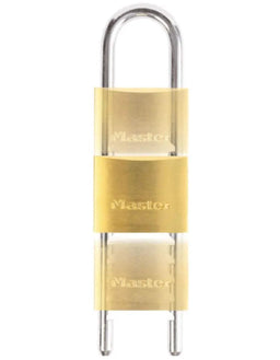 Master Lock Adjustable Brass Padlock 50mm