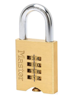 Master Lock Brass Resettable Combination Padlock 50mm