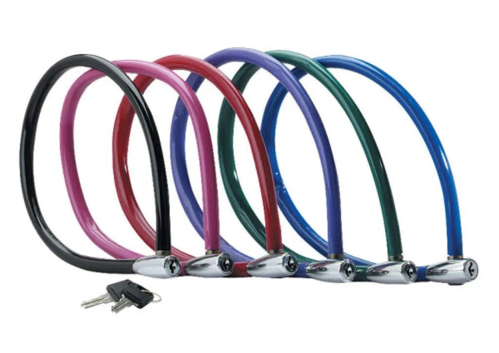 Master Lock Keyed Bike Cable Lock Assorted Colours