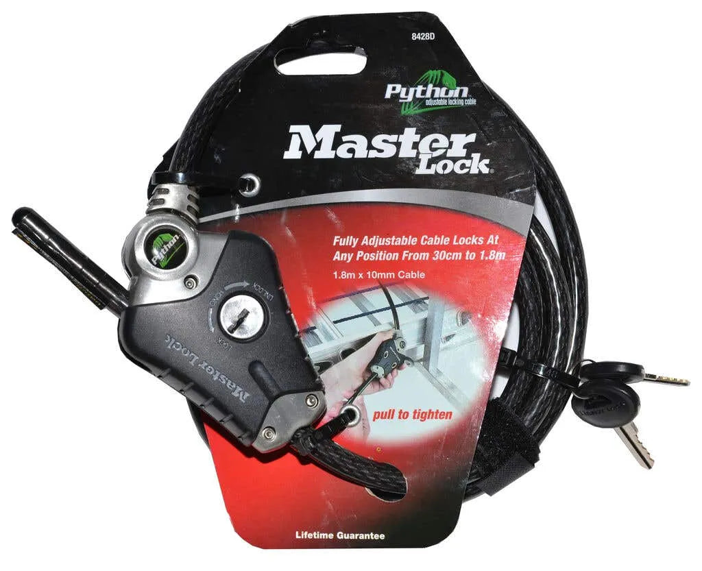 Master Lock Python Contractor Cable Lock 1.8m x 10mm
