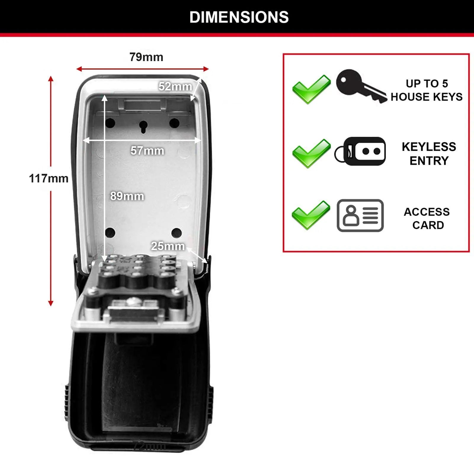 Master Lock Wall Key Safe