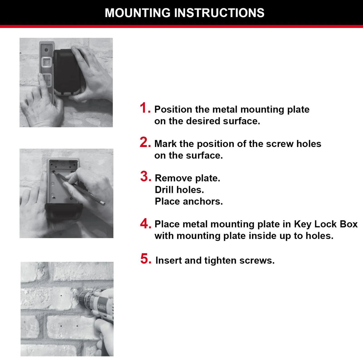 Master Lock Wall Key Safe