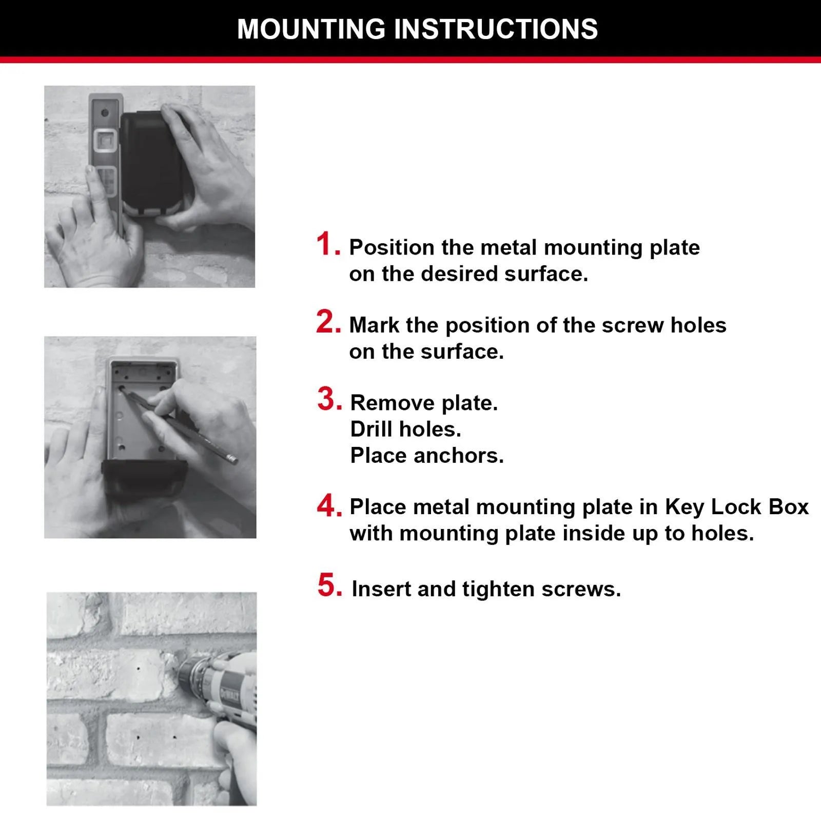 Master Lock Wall Key Safe