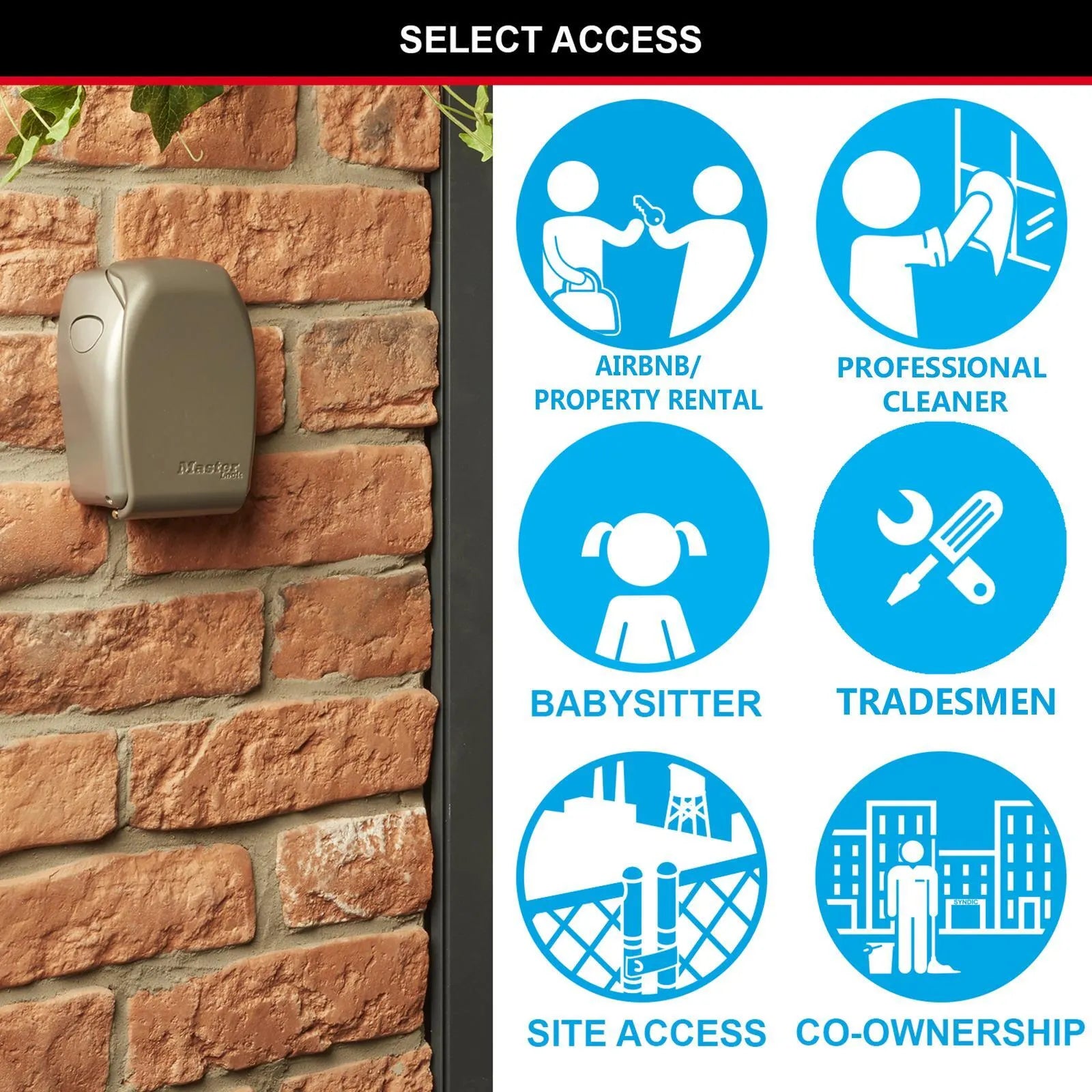 Master Lock Wall Mount Key Safe
