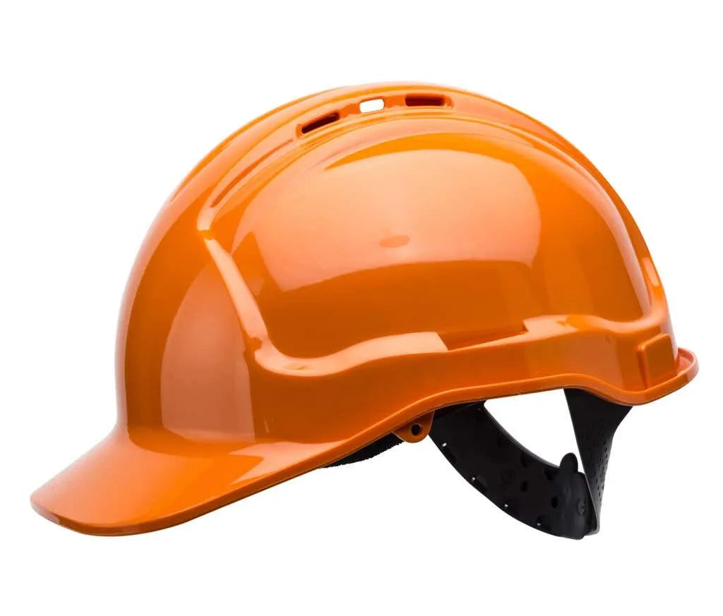 Maxisafe Hard Hat Vented with Slip lock Tuffgard Orange