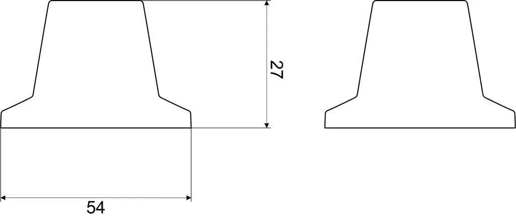 Mildon Basin Flange Chrome Pair