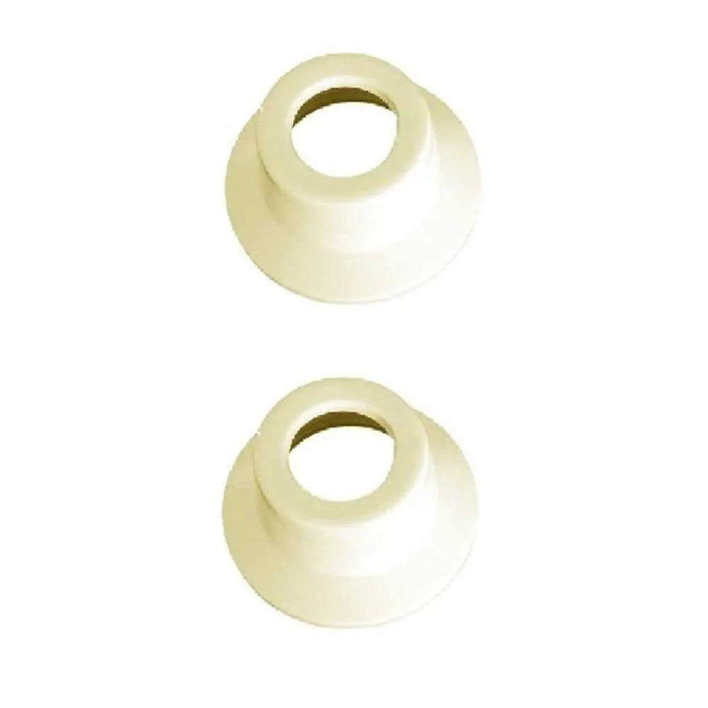 Mildon Basin Flanges Pair - Ivory