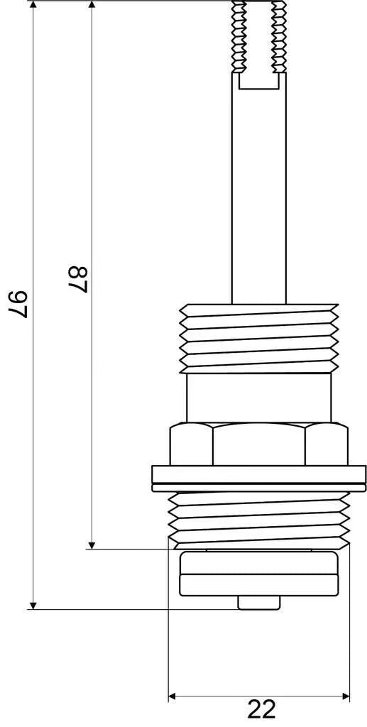 Mildon Basin Spindle Threaded SBA Chrome