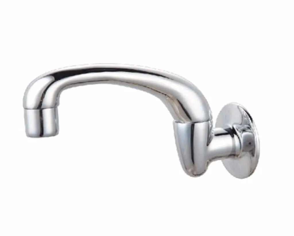 Mildon Cast Swivel Wall Outlet 120mm Chrome
