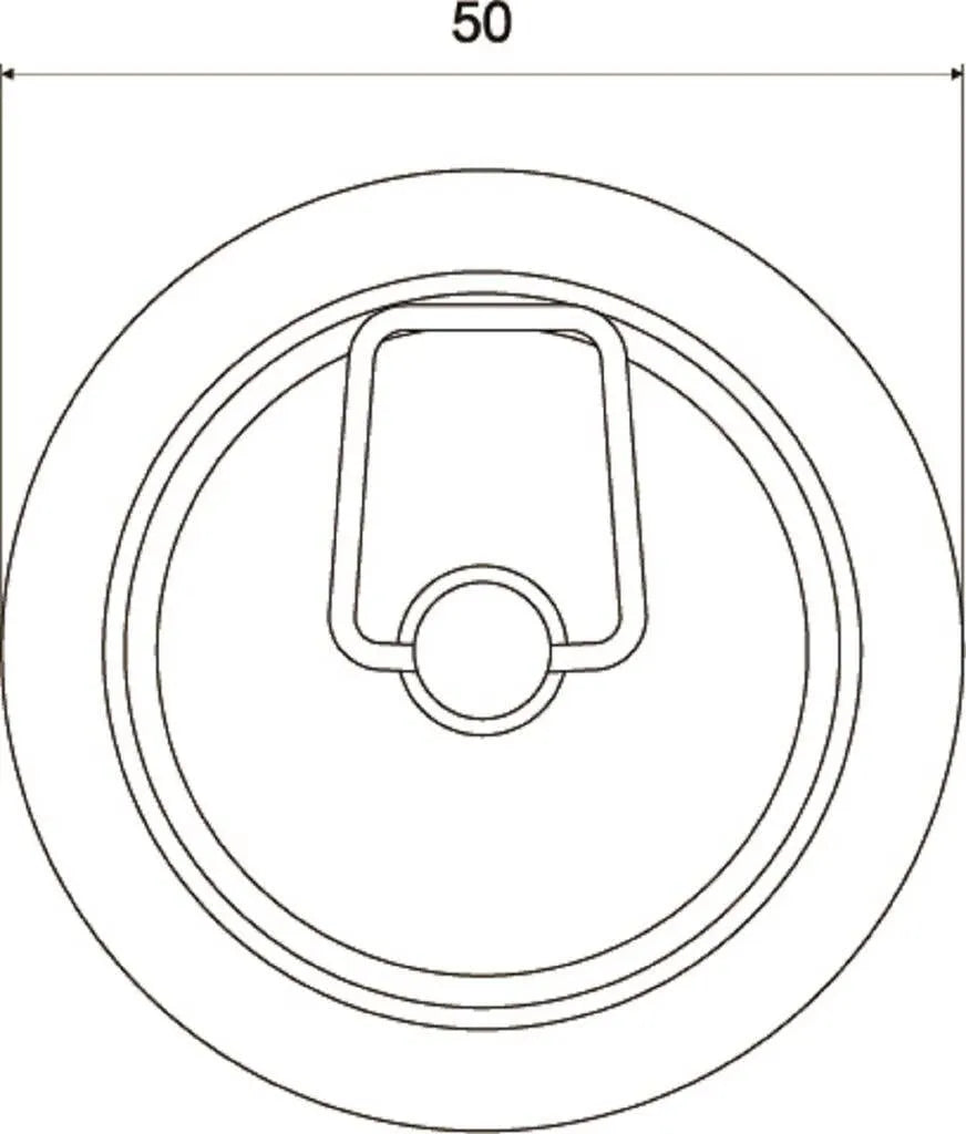 Mildon Stainless Steel Sink Plug 50mm