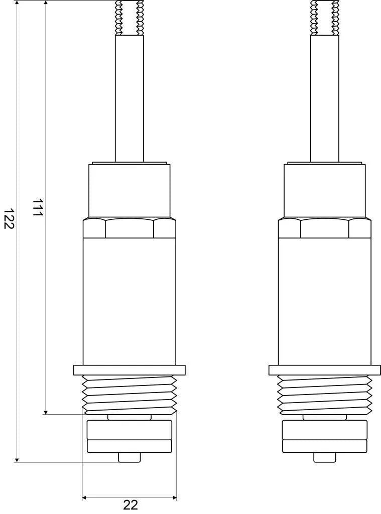 Mildon Wall Extended Standard SBA 15mm Pair