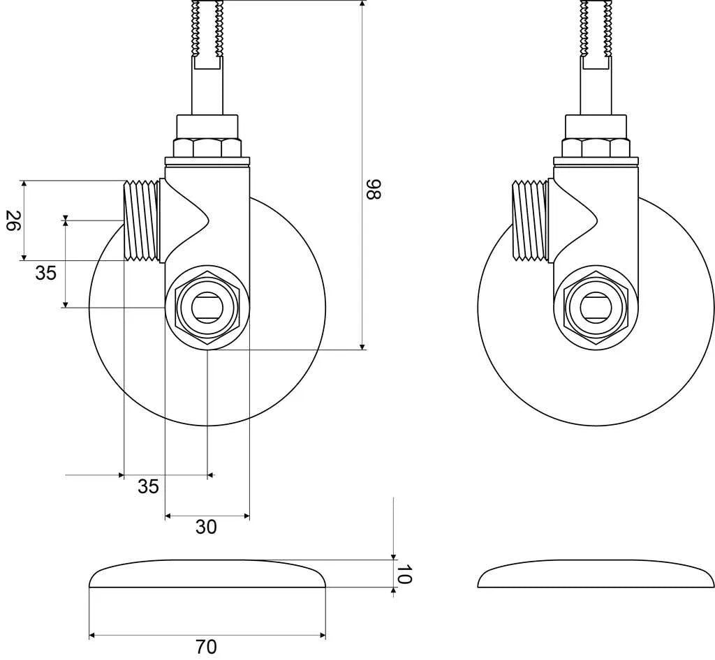Mildon Washing Machine Conversion Kit - Left Hand