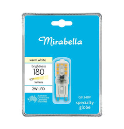 Mirabella LED Globe G9 180 Lumens 8W