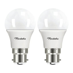 Mirabella LED Gloss 5W 470Lumens 2700K BC Warm White - 2 Pack