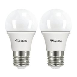 Mirabella LED Gloss 5W 470Lumens 2700K ES Warm White - 2 Pack