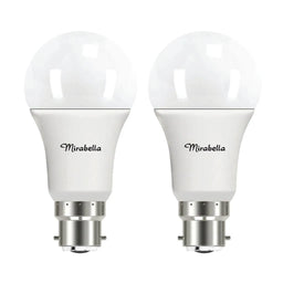 Mirabella LED Gloss 9W 806Lumens 2700K BC Warm White - 2 Pack