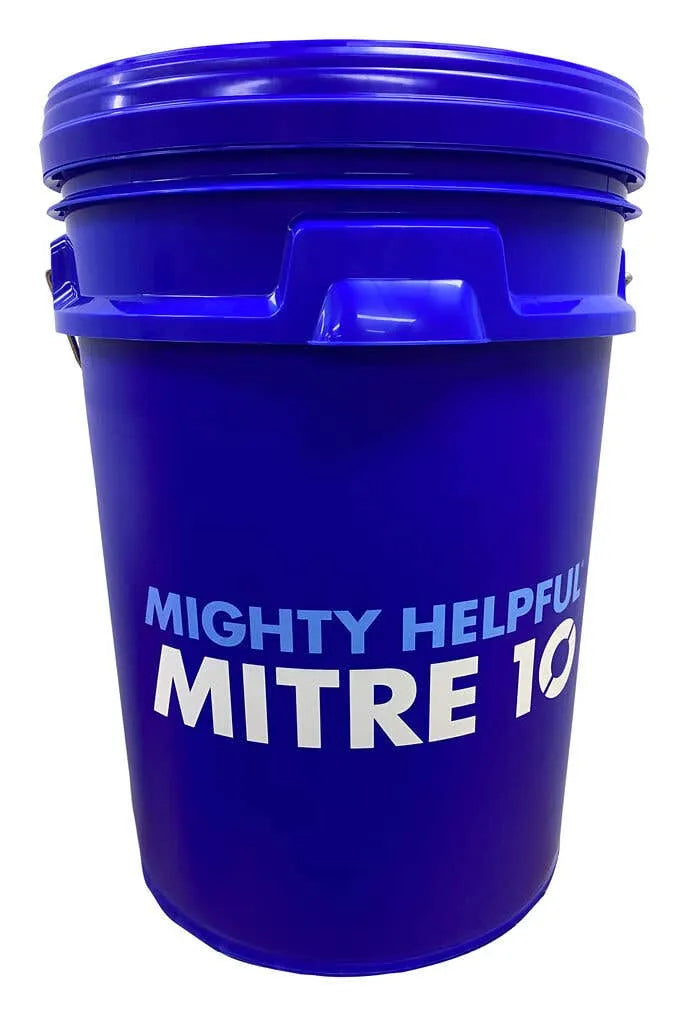 Mitre 10 Plastic Bucket with Lid Blue 20L