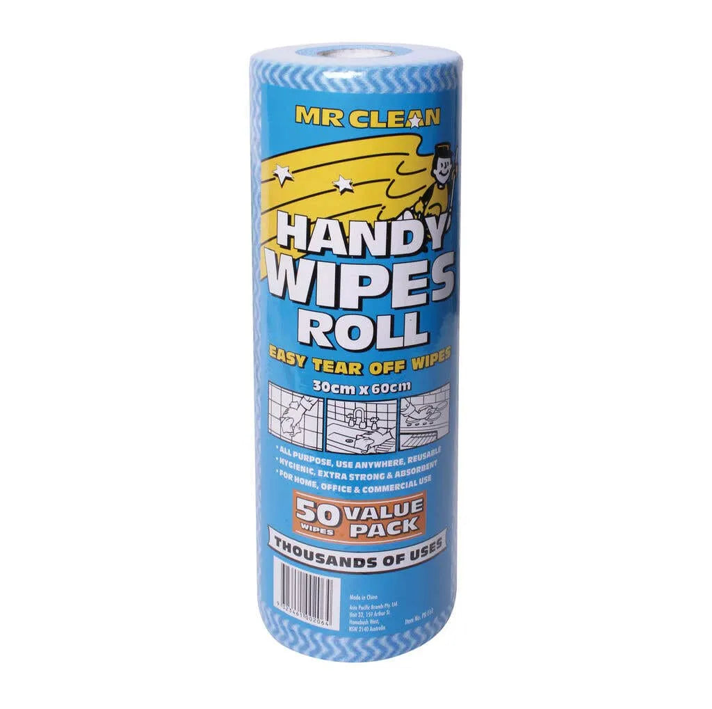 Mr Clean Handy Wipes Roll - 50 Sheets