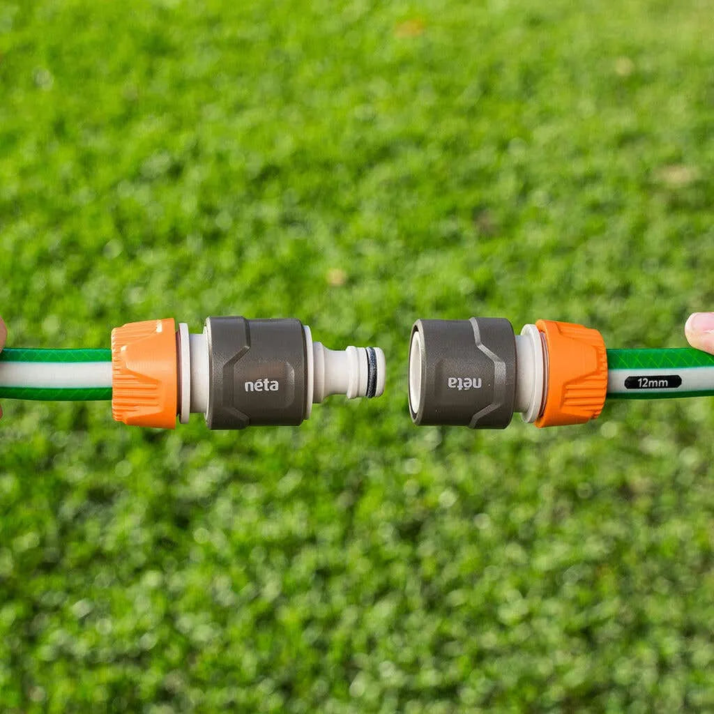 Neta 2-End Hose Coupler Plastic 12mm