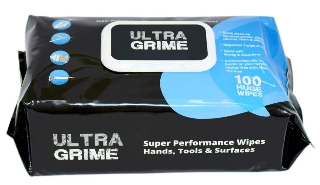 Nuvik Ultra Grime Industrial Wipes - 100 Pack