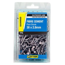 Otter Nail Fibre Cement Sheet Galvanised 30 x 2.80mm (500g)
