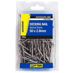 Otter Nail Titadeck Helical Galvanised 50 x 2.80mm (500g)