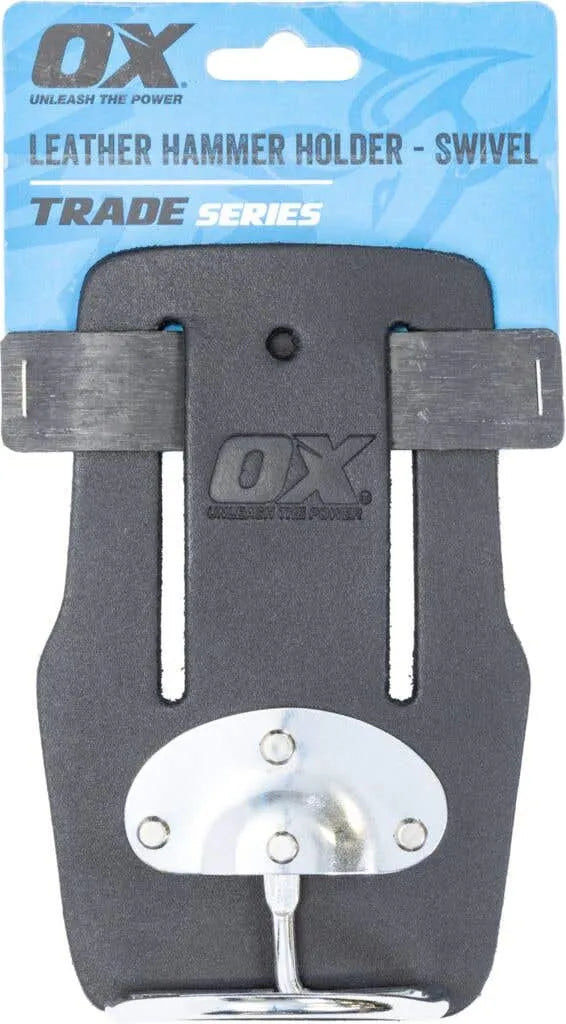 Ox Hammer Leather Holder Swivel Black