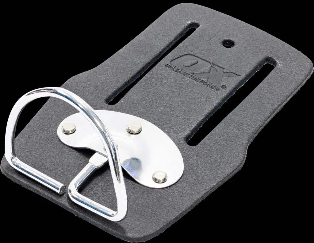 Ox Hammer Leather Holder Swivel Black