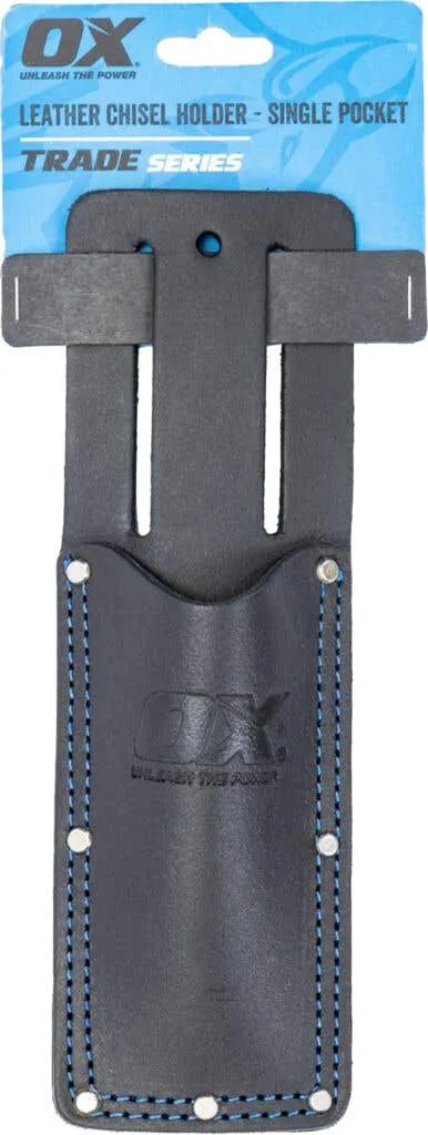 Ox Leather Chisel Holder Black