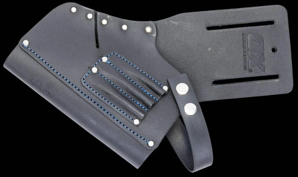 Ox Leather Drill Holder Black