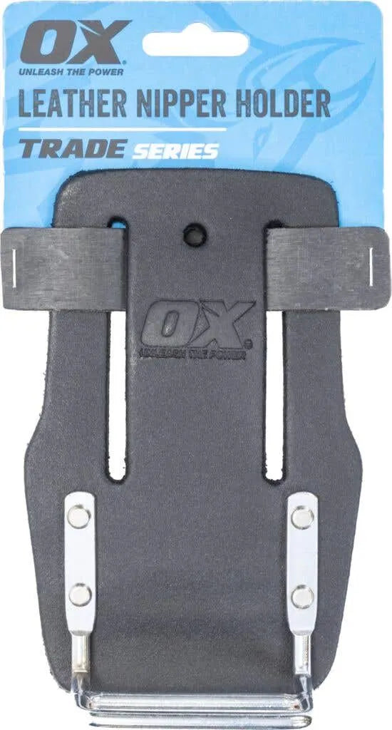 Ox Nip Leather Holder Black