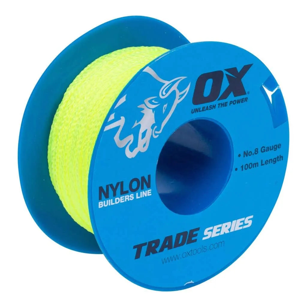 Ox String Line Lime Builders #8 100m