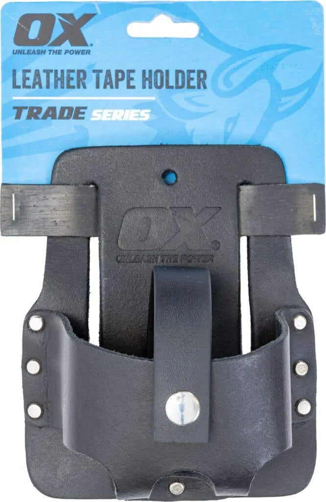 Ox Trade Leather Tape Holder Black