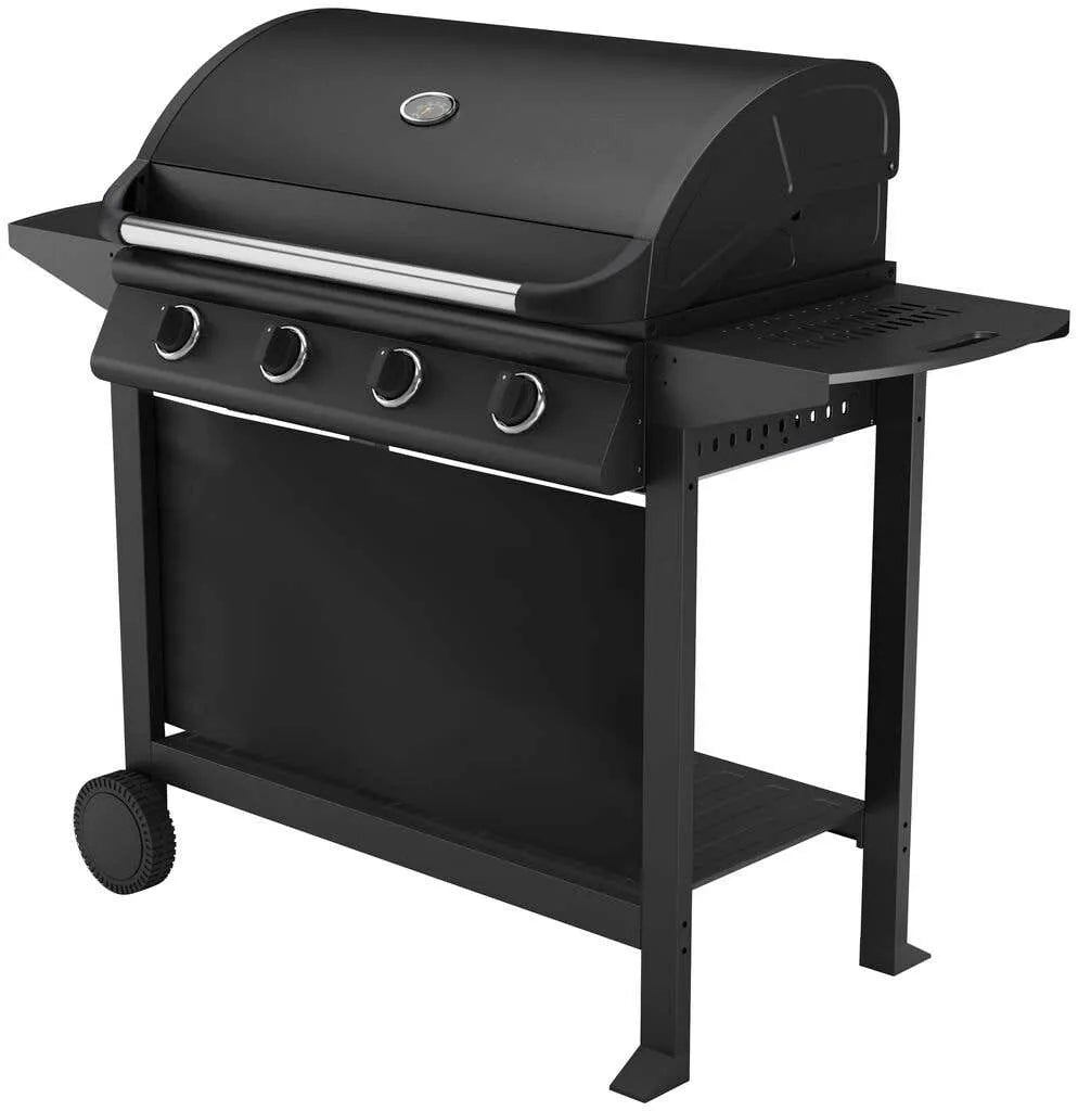 Ozzie 4 Burner Hooded BBQ with Trolley