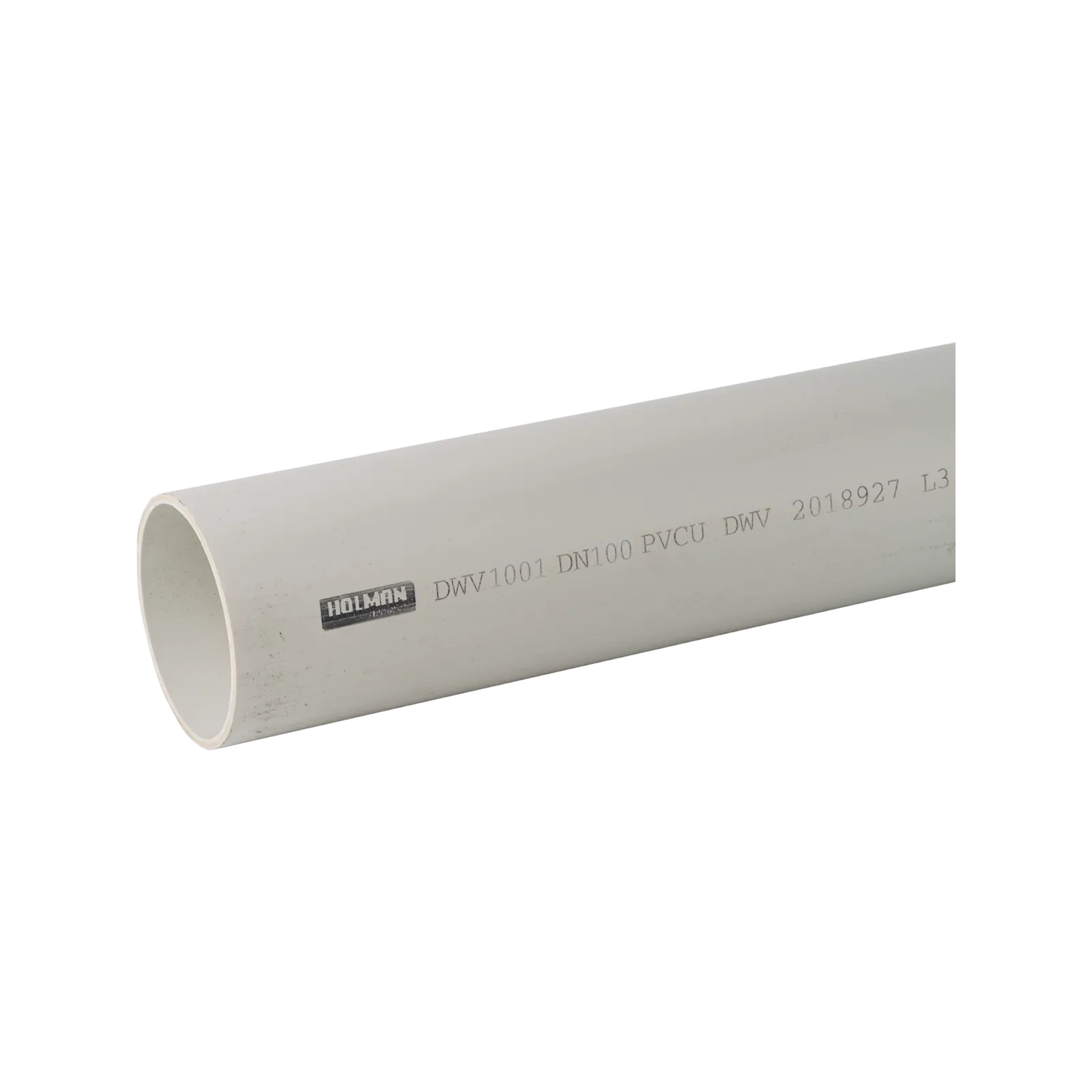 PVC Waste Pipe SN6 100mm x 1m