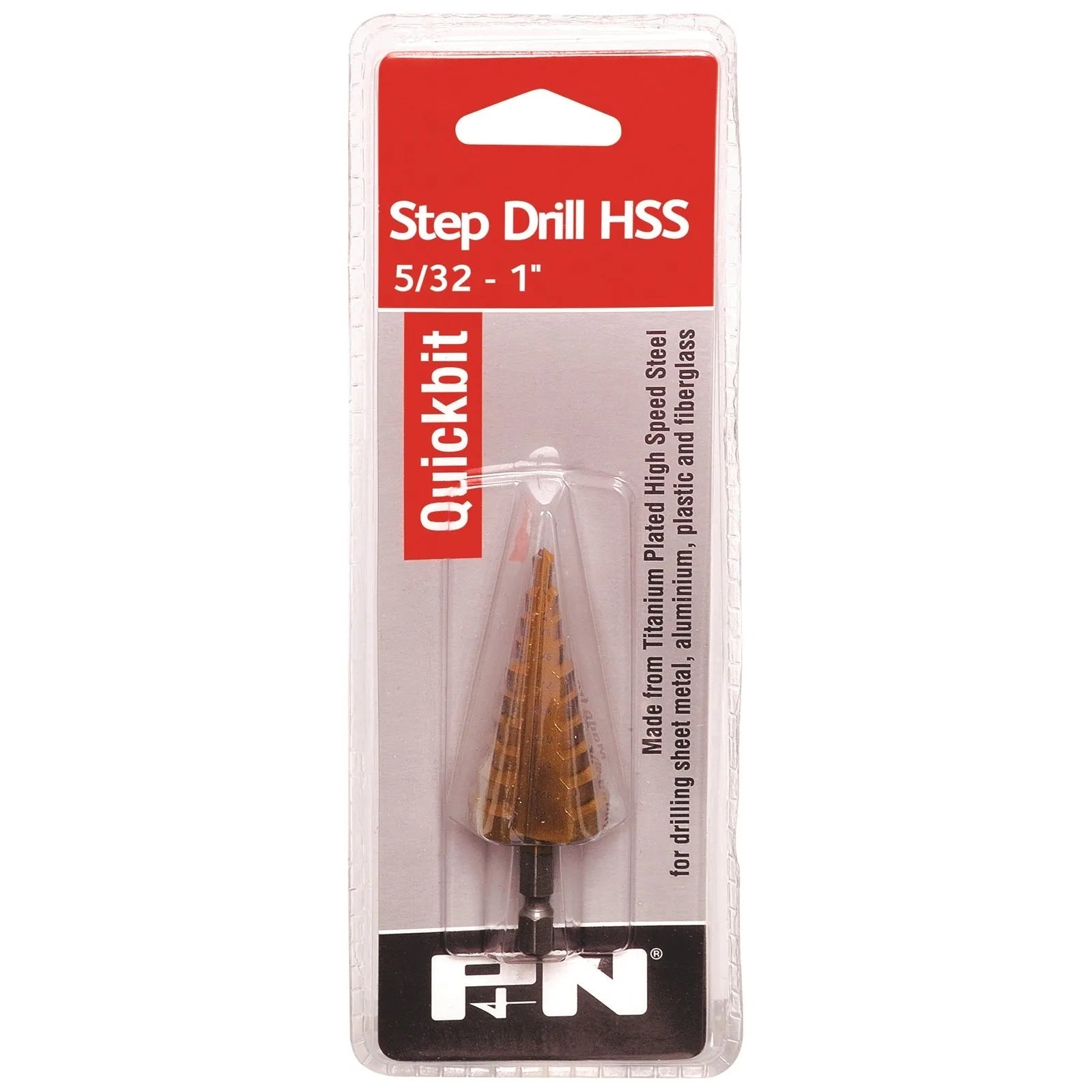 P&N 5/32 - 1" HSS Imperial Drill Bit Step