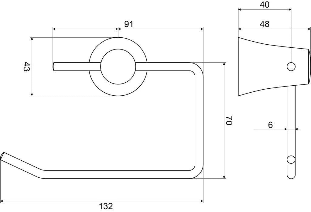 Paramount Toilet Roll Holder