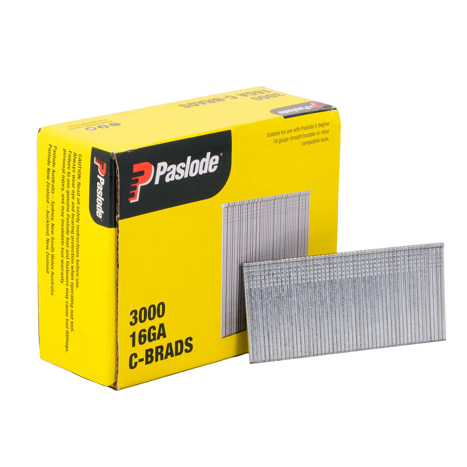Paslode 38 x 1.6mm C38 PNeumatic Brad - 3000 Pack