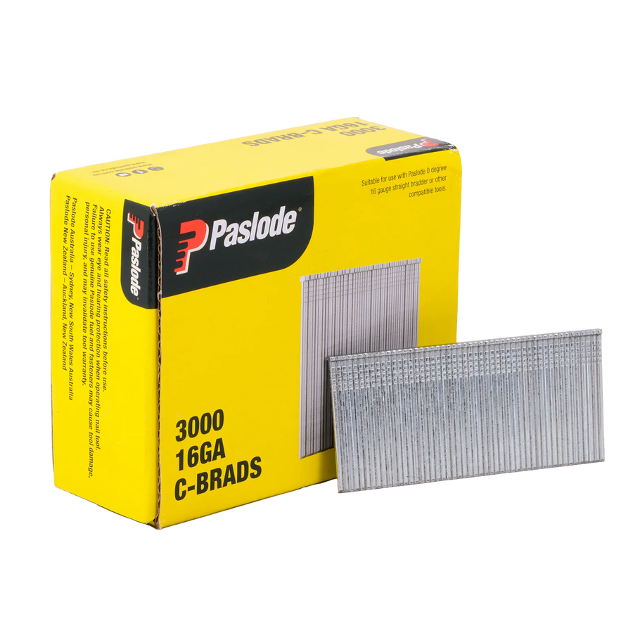 Paslode 38 x 1.6mm C38 PNeumatic Brad - 3000 Pack
