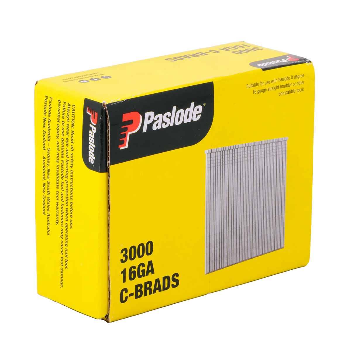 Paslode 38 x 1.6mm C38 PNeumatic Brad - 3000 Pack