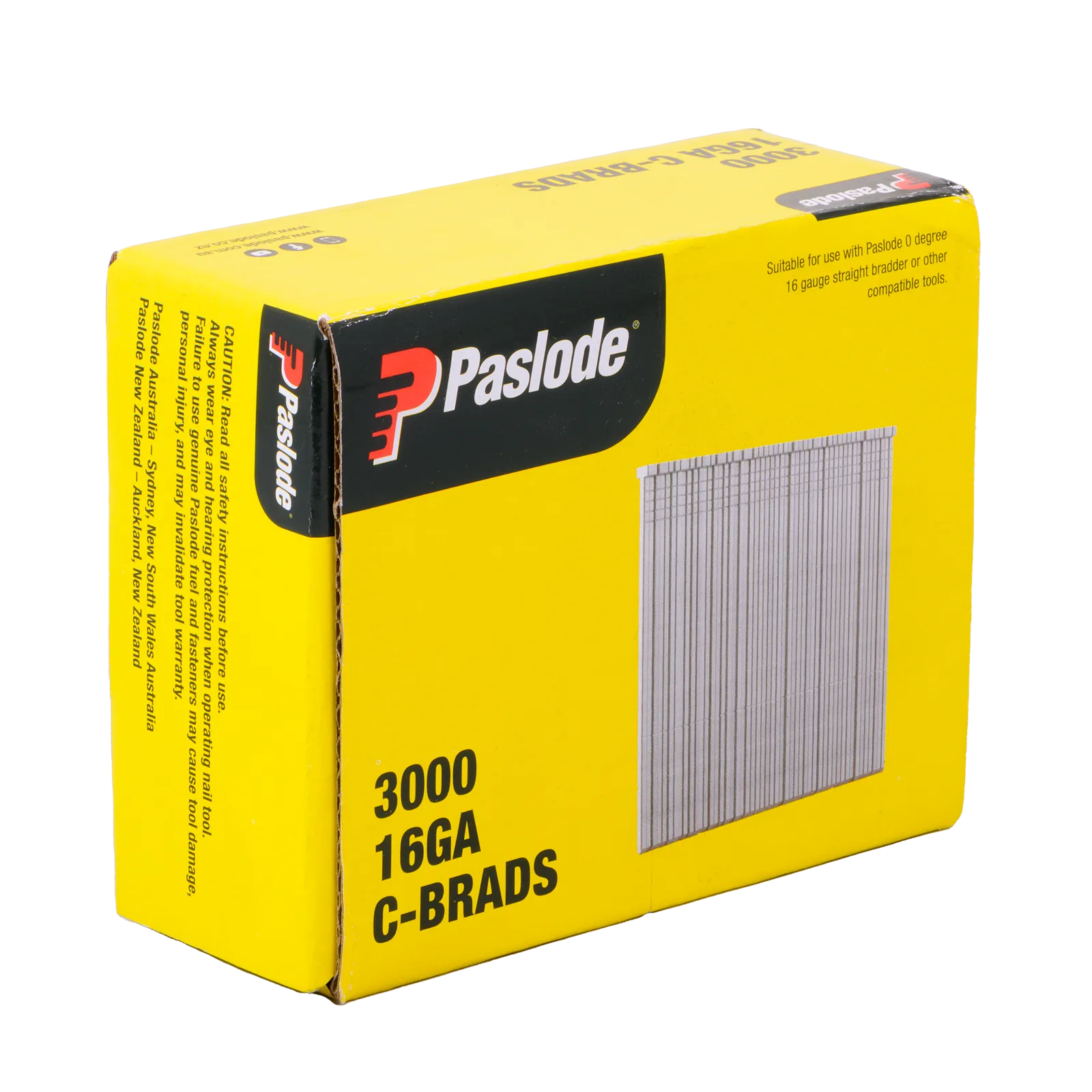 Paslode 38 x 1.6mm C38 PNeumatic Brad - 3000 Pack