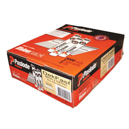 Paslode 50 x 2.87mm 34Deg Amor Galvanised Dekfast Ring Impulse Nail - 3000 Value Pack