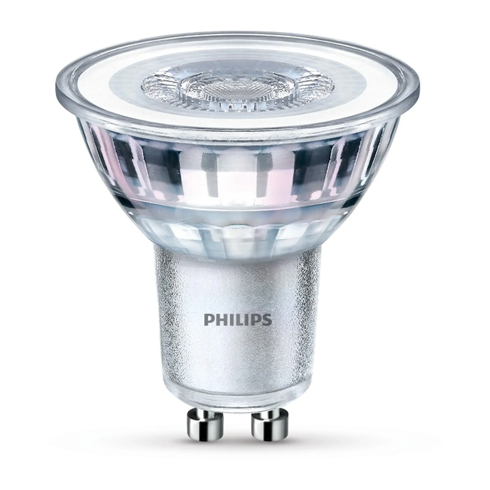 Philips GU10 LED 410Lm Warm White 4.6W Spot - 6 Pack