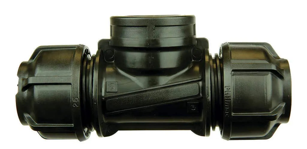 Philmac 3G Metric Tee BSP Threaded Female 40mm x 1-1/2"