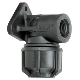 Philmac 3G Wall Plate Elbow BSP Threaded Female 25mm x 3/4"