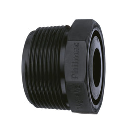 Philmac BSP Threaded Bush Pipe Poly 1-1/4" x 1"