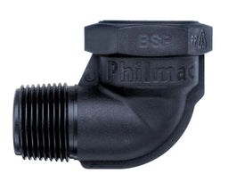 Philmac BSP Threaded Elbow Male x Female 1/2 x 1/2"